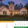 Auzev Outdoor Solar Wall Lights Fixtures Exterior Solar Wall Lantern