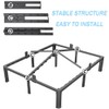 FUIOBYVV 10 Inch King Bed Frame with Rounded Corner and