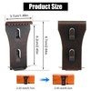 8pcs Brick Hook Clips, Heavy Duty Brick Wall Clamp Brick