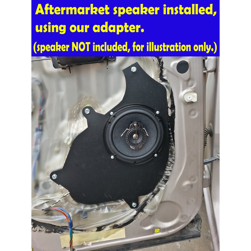 6 1/2" 6.5" Rear Door Speaker Adapter Spacer Rings Fits