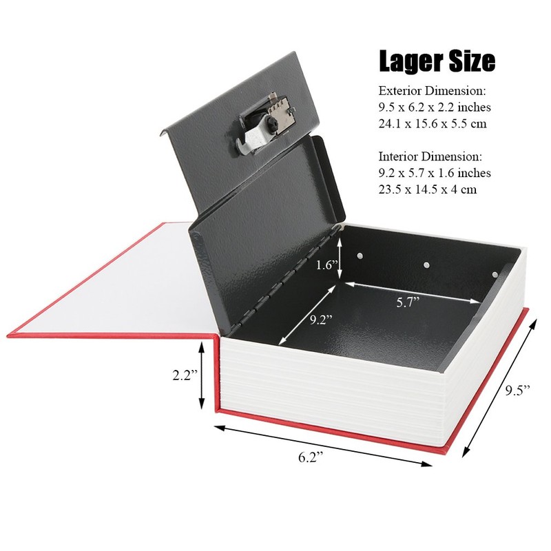 Book Safe with Combination Lock - Jssmst Home Dictionary Diversion