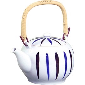 wa-rudokurieito 急須 Classic 染付ke 土瓶 Dual Color Criss Cross Grass 800Cc Bluer Flowers 14416