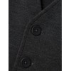 NAME IT Boys' Nmmrobino Waistcoat Unb Suit Vest, Dark grey