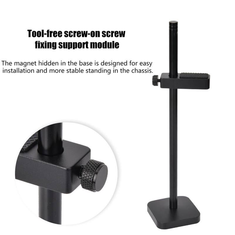 Aluminum VC-2 Anodic Polishing Graphics Card Holder Stand Jack Bracket