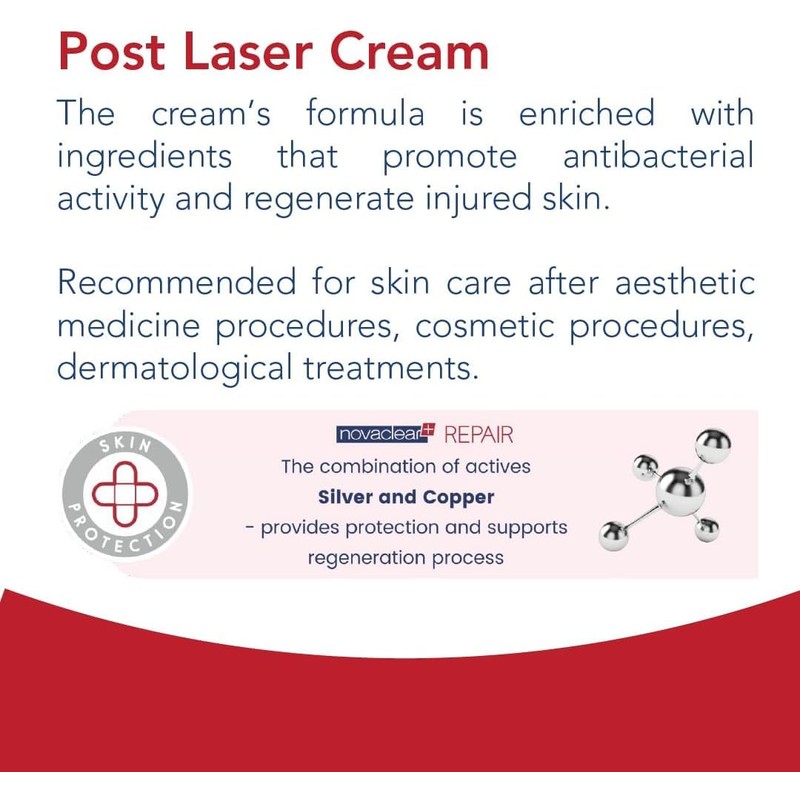 Novaclear Repair Post Laser Cream 40 ML for atfer care