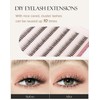 Onlyall Lower Eyelash Cluster Extensions J Curl Eyelashes False Lower