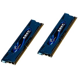 G-Skill Ares F3-2400C11D-8GAB 8 GB (4 GB x 2) DDR3-2400 Non-ECC Memory Modules with Low Profile Heat Spreader - Blue