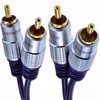 kenable Pure OFC HQ 2 x RCA Phono Plugs to