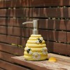 Tskcvy Bee Soap Dispenser Decorative Hand Pump Refillable Soap Dispenser