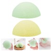 BIUDECO 2pcs Facial Sponges Dual-sided Exfoliating Cleansing Tools for Women