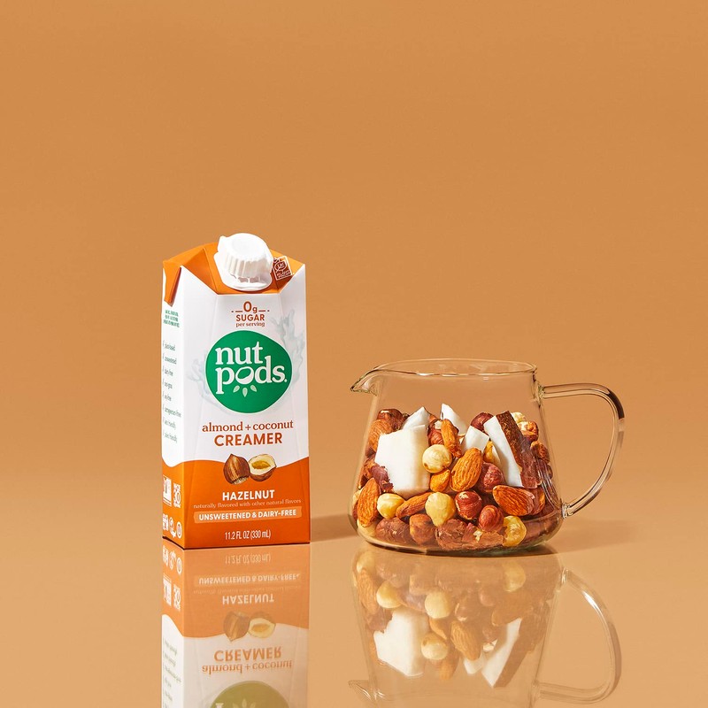nutpods Hazelnut Creamer - Unsweetened Non Dairy Creamer Made from