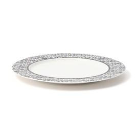 Francfranc Franc Tweed Plate Medium Black
