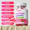 Potassium Gummies, Potassium Chloride 1000mg for Adults, Sugar-Free Potassium Supplement