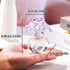 Purple Crystal Forget Me Not Glass Flowers Bouquet Gift for