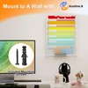 Kuntine.B 7-Tier Hanging File Organizer Vertical Wall File Holder, Mesh