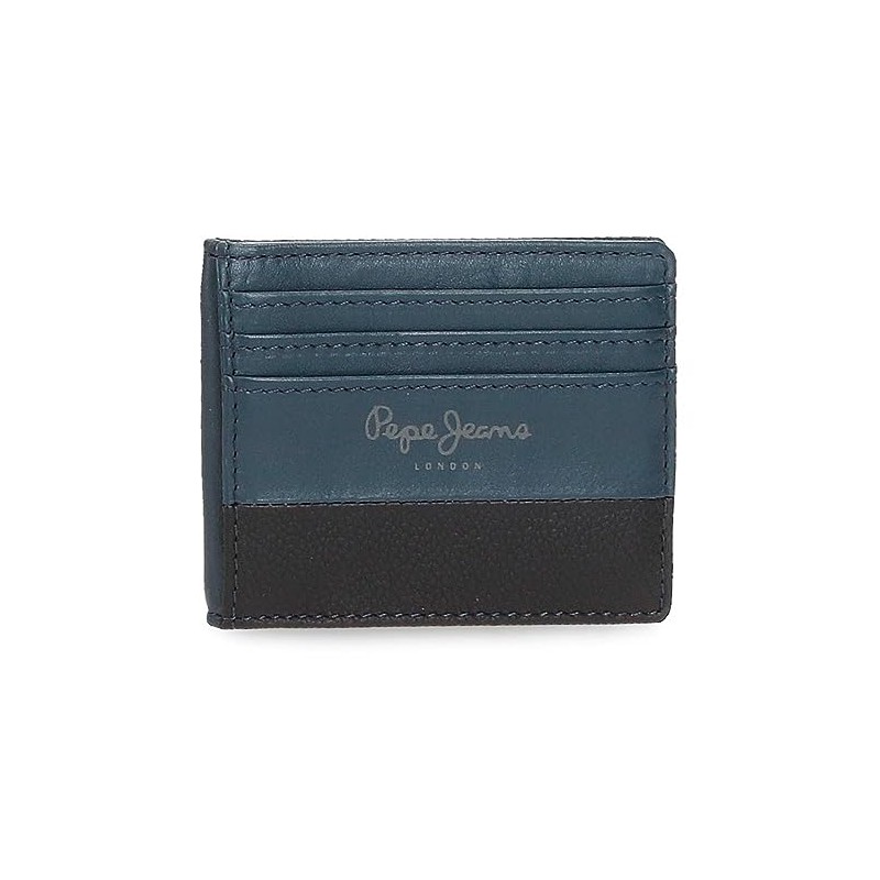 Pepe Jeans Topper Cowhide Leather Wallets Black Brown Various Sizes,