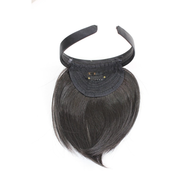 Hair Piece Clip in Bangs Fringe with hair circlet synthetic