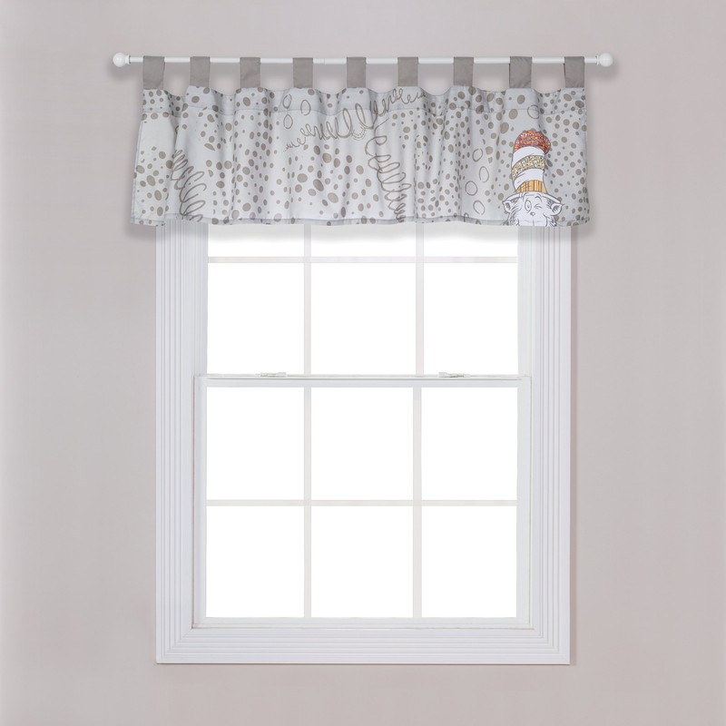Trend Lab Dr. Seuss Peek-a-Boo - Cenefa de Ventana con