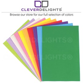 10 Pack - CleverDelights 8" x 12" Foam Sheets - Green - Large Self Adhesive Craft Sheets