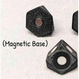 Unbranded 3D Scanner Targets - Geometric Target Markers (Half-Cubic) (10 pieces) - Magnetic