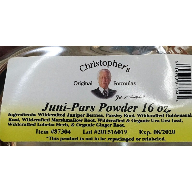 Christophers Original Formulas Juni-Pars Powder 16 OZ