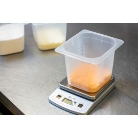 San Jamar SCDG2LP Low-Profile Digital Food/Kitchen Scale, 2lb Capacity