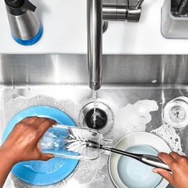 OXO Steel Bottle Brush with Replaceable Head, 2 Pack