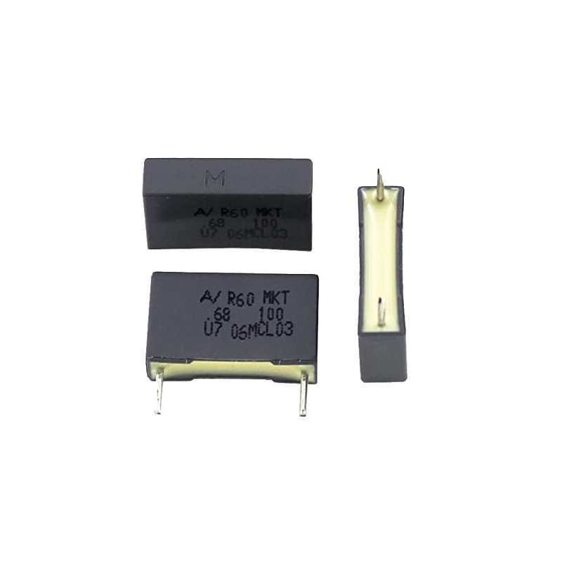 20x MKT-Capacitor rad. 0,68µF 100V DC ; 15mm ; R60EI3680AA30M