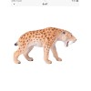 Mojo Smilodon, Sabre Tooth model figure toy Jurassic prehistoric figurine