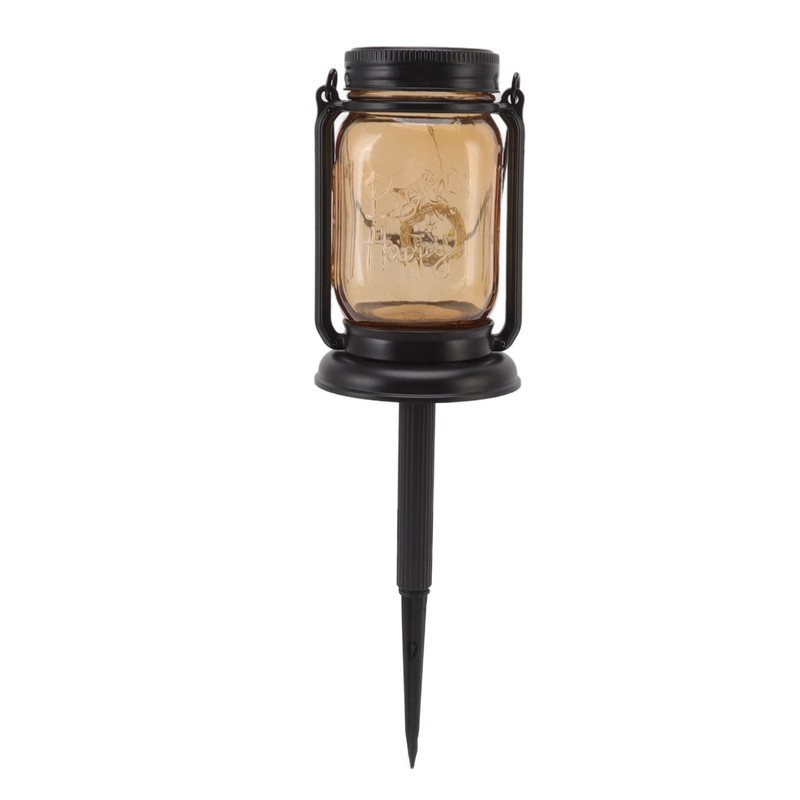 Outdoor Solar Lantern Auto Sensing ABS Glass Soft Warm Light