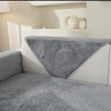 asskanaer Thickened Rabbit Plush Sofa Cover 1 2 3 4