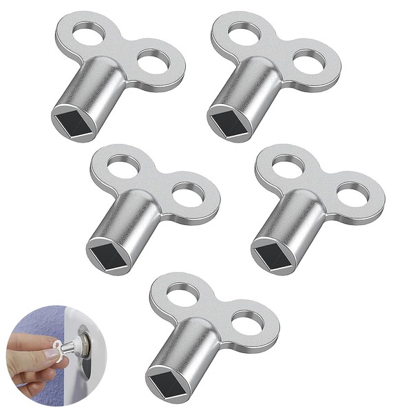 YUGUOLAN Pack of 5 bleed keys, heating bleed keys, heating