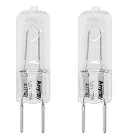 Anyray A1710Y (2)-Bulbs JCD G8 100W 100 Watt 130V T4 Light G8 Bulbs 120V GY8.6 Lamps