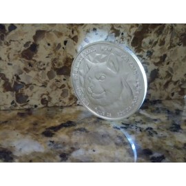 Blockchain Mint 2021 Dogecoin 1oz 999 Fine Silver Coin Round Doge Blockchain Mint Crypto