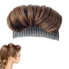 Light Brown Invisible Hair Pad, False Hair Clip Princess Styling