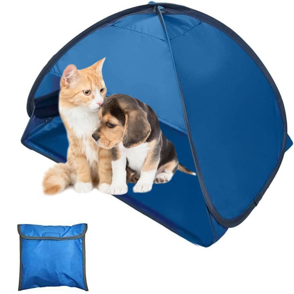 Blue Mini Head Tent, Size M Pop-Up Beach Tent, Beach