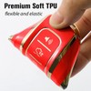OLLEN TPU Key Fob Cover Fit for Ford C-Max Edge