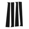 4pcs Black Pillar Posts Door Trim B Pillar Posts Door