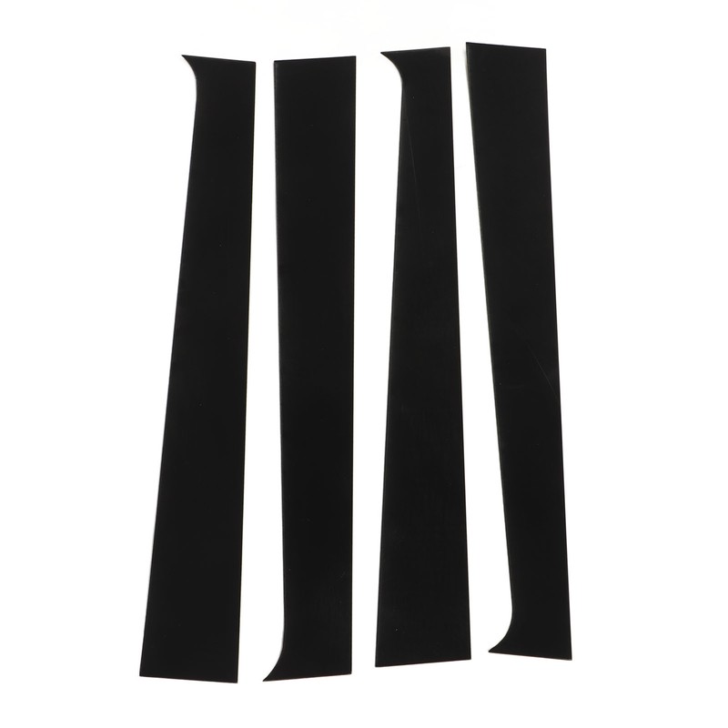 4pcs Black Pillar Posts Door Trim B Pillar Posts Door