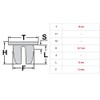 5x Expansion Nut Mounting Clips for Bumper Wheel Arch &