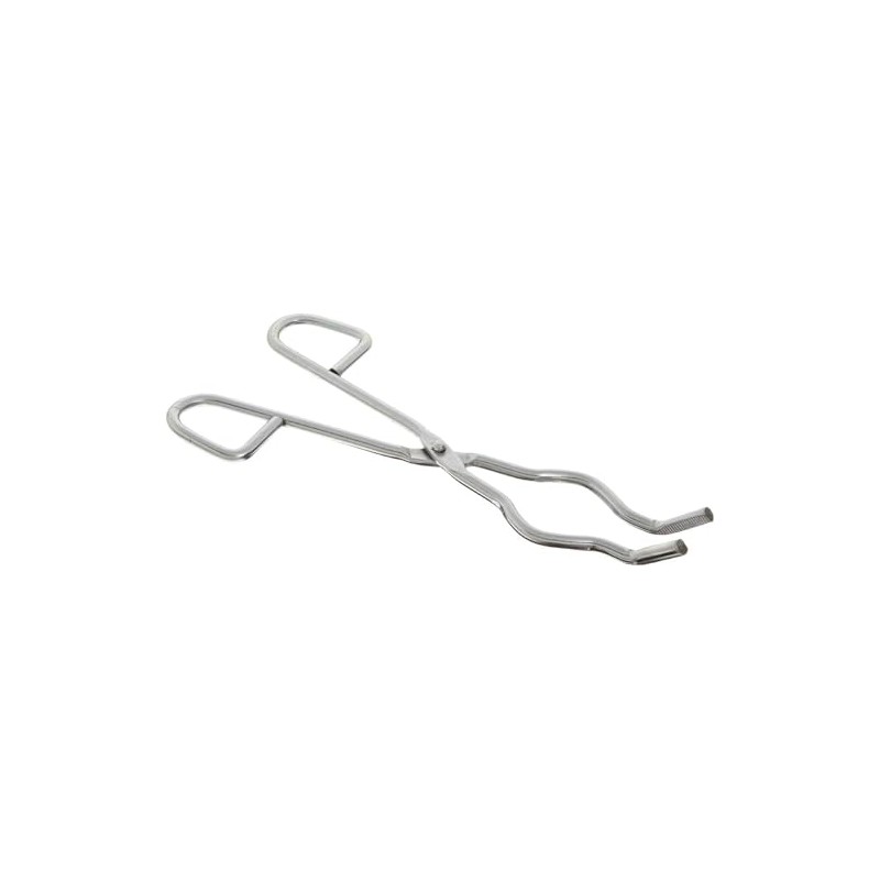 Generic 8 Inches Crucible Tongs Stainless Steel Professional Grade Crucible