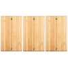 3PC Solid Wood Light Switch Plate Blank Wall Plate Light