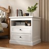 Gyfimoie Nightstand with Side Drawer, Night Stand, End Table with