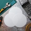 Sosation 6 Pcs Plastic Flat Blank Plate Wall Hole Cover