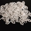 White Plastic Curtain Hooks for Pencil Pleat Caravan Curtains, Drapes,