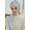 Aisha's Design Instant Hijab Scarves for Women, 95% Cotton Pretied