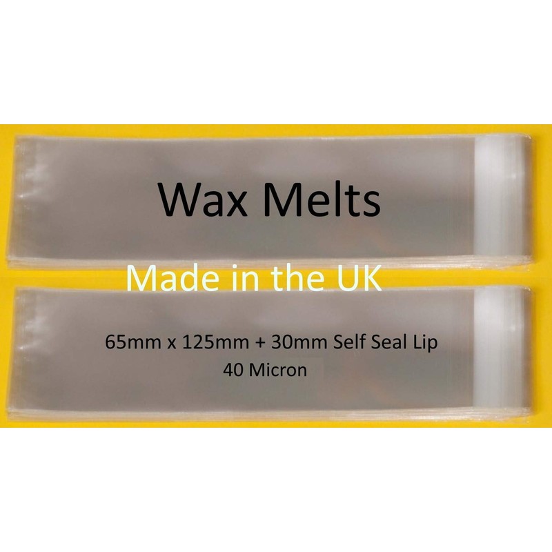 celloexpress Wax Melts - 65mm x 125mm + 30mm Flap