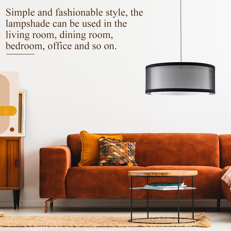 Weewooday 2 Pack 2 Tier Light Shade Ceiling 30cm Modern