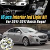 16Pc Super White 6000k Car Interior LED Light Bulb Kit