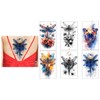 6 Sheets Temporary Dragonfly Tattoo Dragonfly Tattoo Butterfly Tattoo AI